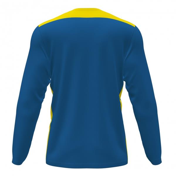 Joma Championship VI LS Football Shirt Royal/Yellow